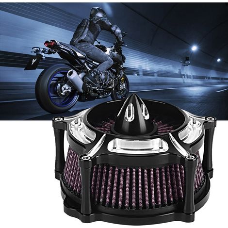 Filtre à air turbine 4 trous haute performance pour moto, accessoire de modification, nettoyant d'admission, pièce de rechange qualité supérieure (1/5)