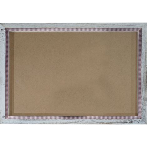 Cornice portafoto da parete per foto formato 30x45 cm aspetto rustico vintage in legno di pino bianco 040006093