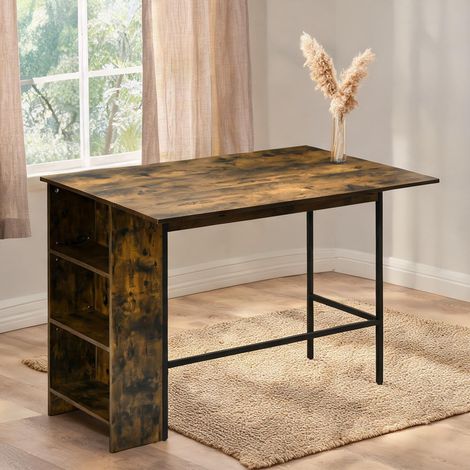 Table de bar pliable en panneaux de particules 120 x 76 x 91,4 cm (1/5)