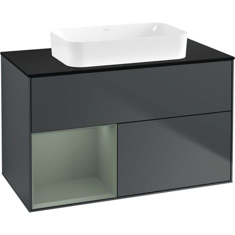 Villeroy & Boch F652GMHG Armoire sous-lavabo Finion F65 (1/2)