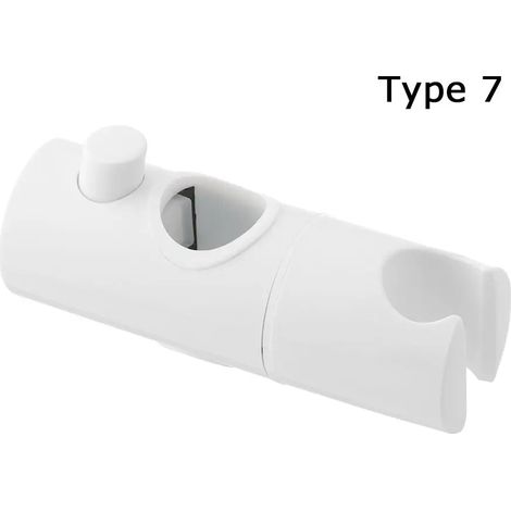 Support de douche réglable en ABS, pièce de rechange robuste pour barre de douche et porte-pompe coulissante, accessoires de salle de bain (1/5)