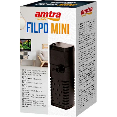 Amtra Filpo Mini Filtro interno per acquari di piccole dimensioni – 200lt/h – 2,0 Watt