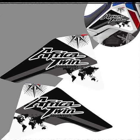 Protections latérales de réservoir pour Honda CRF1100 CRF 1100 L Adventure Adv, kit de protections de visière, autocollants et décalcomanies (2019-2021-2021) (1/5)