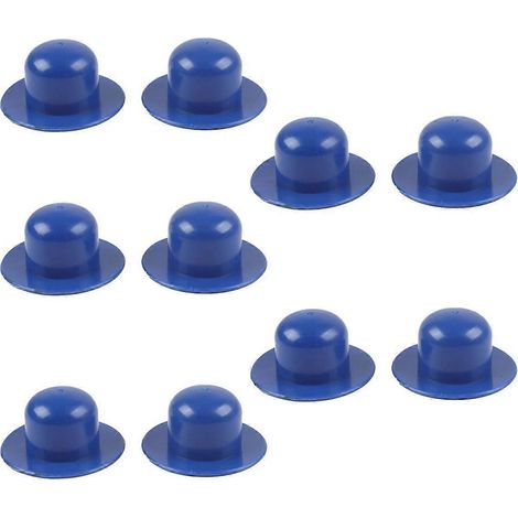 Accessoires de piscine : support pour tuyaux, bouchon de vanne murale, filtre en maille PVC, bouchon en cuir souple (modèle court), bleu. (1/5)