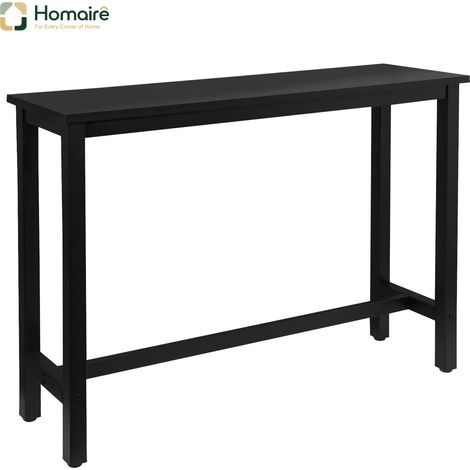 Schwarzer Esstisch aus Holz 140 x 40 x 100 cm HOMAIRE (1/5)