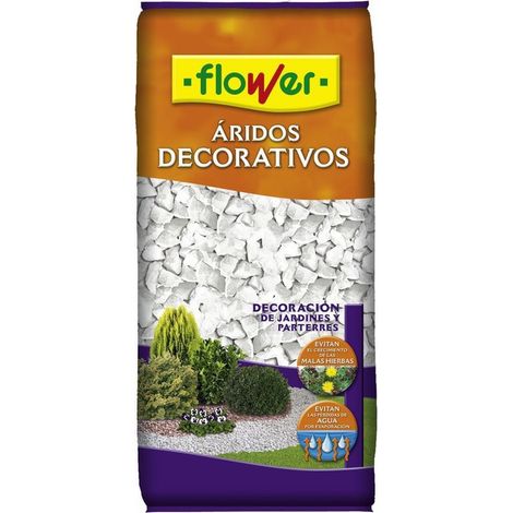 Marmolina blanche de style fleur 12/18 pour dcorer les pots, la nation, les jardins, etc. - 20 l (1/3)