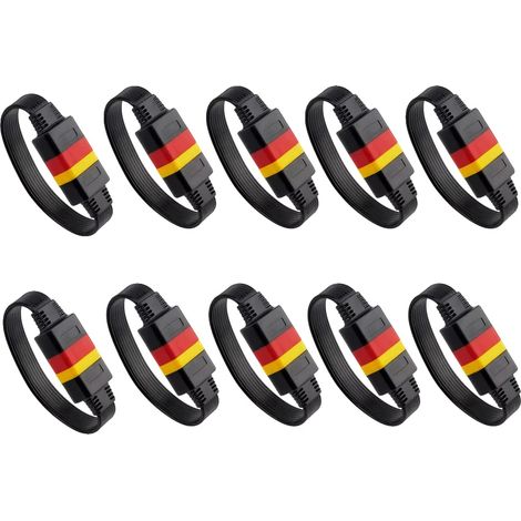 Cavo di prolunga OBDII, design flessibile, compatibile con strumenti diagnostici, 0,36 m (1/2)