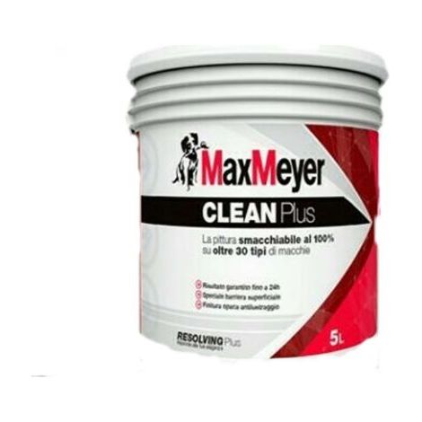 CLEAN PLUS LT. 5 BIANCO LA PITTURA SMACCHIABILE AL 100% SUPERLAVABILE