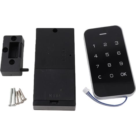 Serrure électronique pour meuble Clavier tactile à code Haute sécurité Alliage de zinc Installation facile 12x6x3cm (1/5)