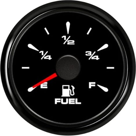 Indicador de nivel de combustible, pantalla digital LED 1/2 EF 3/4E-F 52 mm 0-190 ohmios 240-33 ohmios