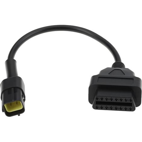 OBD2 4-Pin to 16-Pin Adapter Cable Compatible with Kubota Tractors and Agricultural Vehicles (1/5)