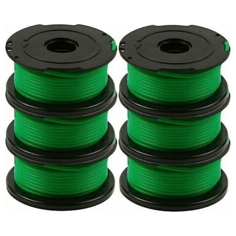 BARKBUSTERS Lot de 6 bobines de fil pour débroussailleuse Black and Decker GL7033, GL8033, GL9035, de 6 mètres chacune. (1/4)