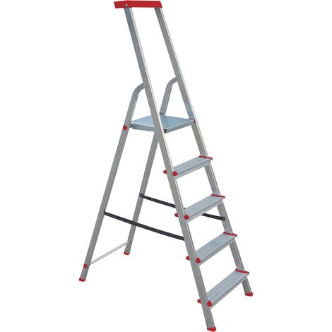 SCALA DOMESTICA ALU - STEP UP 131 - 5 GRADINI (1/6)