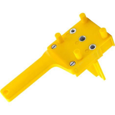 Guide de gabarit de cheville de travail du bois, gabarit de cheville rapide en plastique ABS pour perforateur de 6/8/10 mm pour menuiserie (1/5)