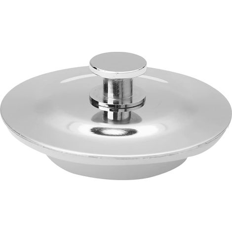 Tapón de desagüe para fregadero, tapón de acero inoxidable para lavabo de baño, tapón de fácil agarre para baño, cocina y lavamanos (Paquete de 1)