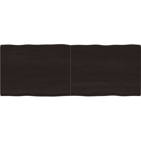 vidaXL Table Top Dark Brown 160x60x(2-4) cm Live Edge (1/5)