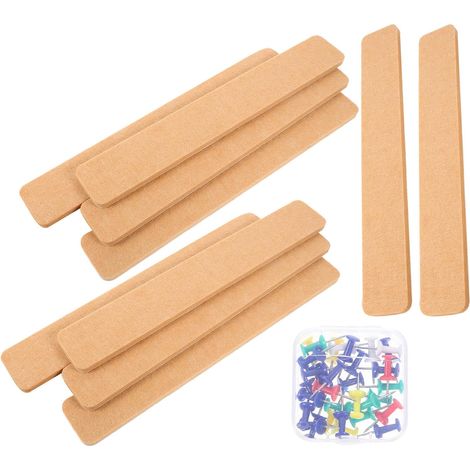 de 10 Bandes Adh sives en Feutre Jaune 33 X 5 CM pour (1/5)