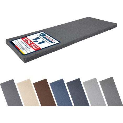 Garronda Coussin Extérieur Imperméable 100x40 cm Anthracite-10 GD-0220 (1/5)