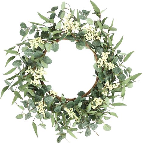 Guirlande De Porte - Guirlande En Feuilles Artificielles - 50 Cm - Décoration Intérieure Et Extérieure - 1 Pièce (1/5)