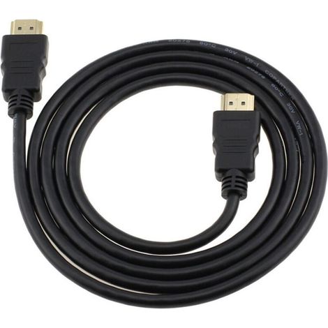 Câble Adaptateur USB vers HDMI - Convertisseur de Charge USB 2.0 Type A mâle vers HDMI mâle (Uniquement pour Le Chargement) (3 mètre Noir) (1/4)