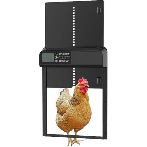 Automatic chicken coop door – Programmable LCD screen – IP45 waterproof rating – Anti-pinch function (1/5)