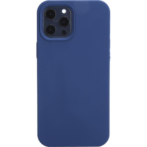 Coque téléphone en silicone liquide antichoc pour iPhone 12 Pro Max - Protection robuste, couleur bleu (1/5)