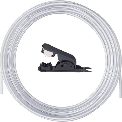 10 m Tuyau PTFE, 2.5mm ID×4mm OD pour imprimante 3D, Pour A1/A1 mini/P1P/P1S/X1C Pour K1/K1 Max/Ender 3 V3 (Transluzent) (1/5)