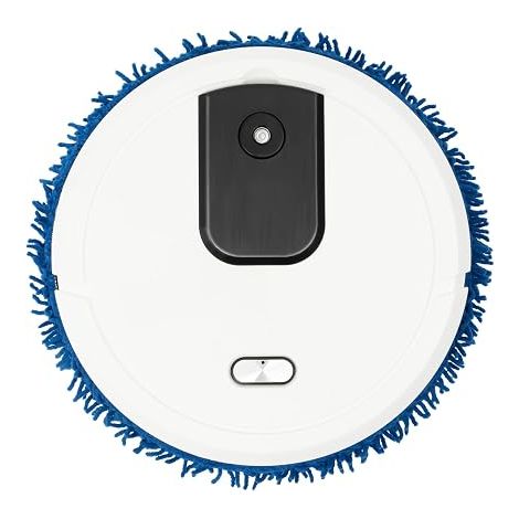 Robot Aspirateur Laveur, Robot Aspirateur Ultra Silencieux Ultra Fin de , USB Protection Panneau Électrique, Balayage et Lavage, Idéal Maison Bureau Appartements Un Nettoyage en Profondeur et Efficace (1/5)