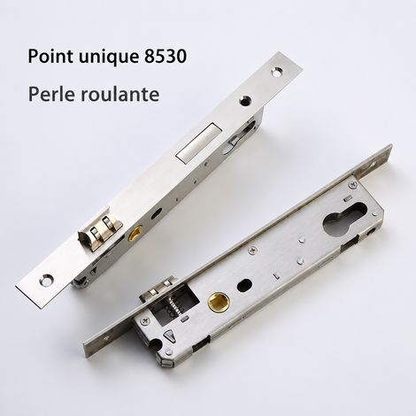 Corps de serrure monopoint 8530 à rouleau en acier inoxydable pour porte aluminium réf 7548 350 g – Livraison gratuite