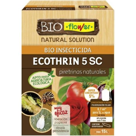 Bio insecticida ecothrin 5SC 10ml flower