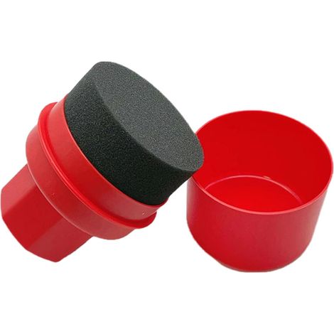 Tire Brush, Car Detailing Sponge, Compact Size Lightweight Build Rim Friendly, Cleaning Supplies for Vehicle, Sedan, SUV, Automotive, Waxing, Wheel Shine 4.72 X 3.35 inches (1/5)