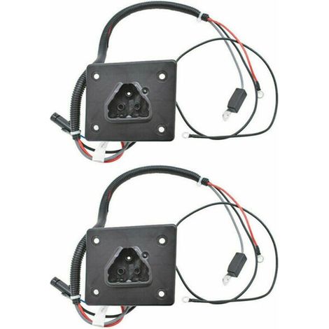 Carrello con spina da 48 V compatibile con i caricabatterie EZGO TXT/RXV, con caricabatterie Delta-Q 602529