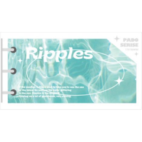 Bloc-notes étudiant film protecteur double, carnet sténo polyvalent avec couverture PP transparente, journal à ondulations (1/5)