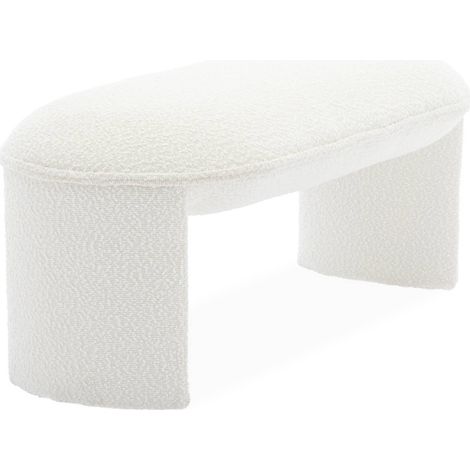 sweeek - Sitzbank mit Bouclé-Bezug