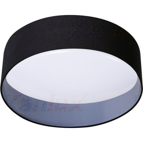 LED soffitto Glow 17,5W 1500lm 120° nero/bianco - bianco caldo 3000K (1/5)