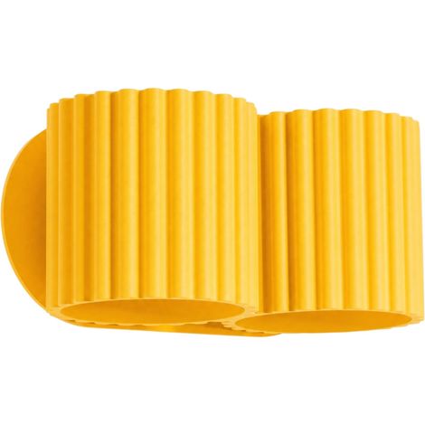 Apliques de pared Aura amarillo aluminio 2xG9 21cm Sollux (1/5)