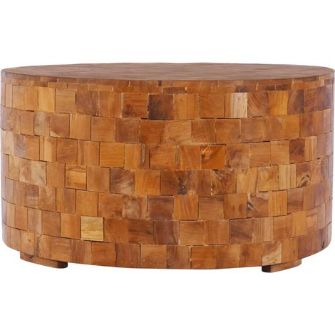 Coffee Table 60x60x35 cm Solid Teak Wood vidaXL