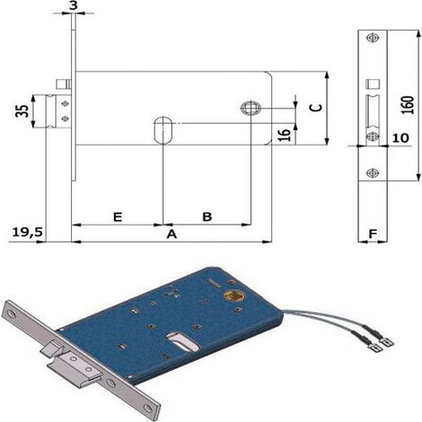 Electrocerrojo Inf. Fasce All E60 377 Omec