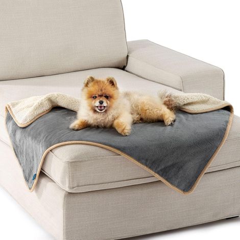 Hundedecke wasserdicht 80x60cm waschbar Sofaschutz S (60x80cm) Grau (1/5)