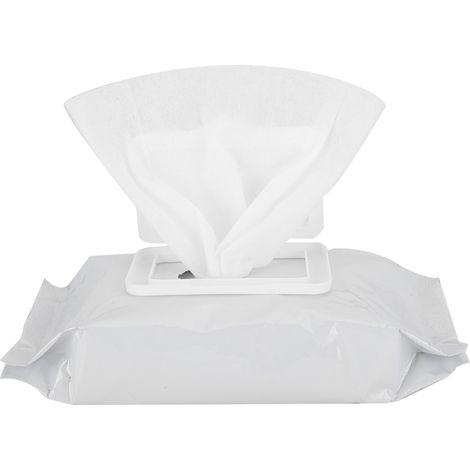50 lingettes nettoyantes jetables - Lot de 50 - Lingettes humides pratiques sans rinçage (1/5)