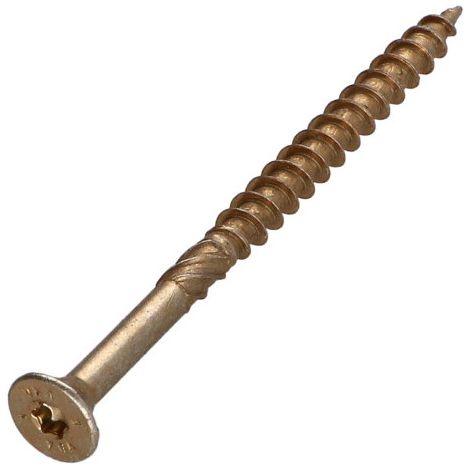 VBA3 Tête fraisée Cranté 6X220 Filetée sur 84 TORX T30 Bichromaté-1 pièce