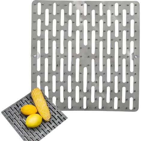 Tapis de cuisine résistant à la chaleur, torchon de comptoir, tapis isolant thermique pour lavabo, tapis d'égouttage multifonctionnel, tapis résistant à la chaleur pour comptoir, tapis pour sèche-ling (1/5)