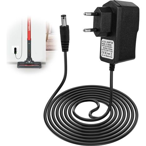 Bloc d'alimentation 26V 0,5A pour Hoover H-Free 100 200 500 700 800, câble de charge 1,8m, compatible avec H-Free 122RH, 122GPT, 222UPT, 522SFP (1/5)