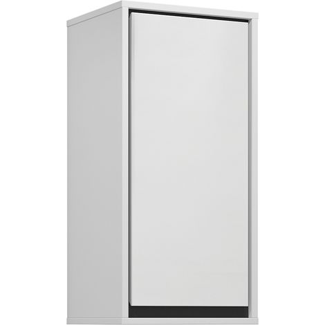 Armoire murale 1 porte Sophéa Blanc (1/4)