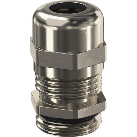 OBO Bettermann Racor de cable M16 Latón niquelado, 2086024