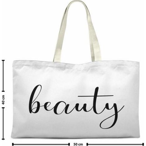 Sac shopping - Bonamaison TRGCTB110508X5040 - Coton - Noir - 70x50 cm (1/2)