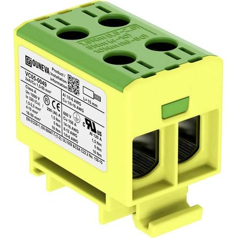 Ouneva Group VC05-0049 Distributore A vite Giallo-Verde 1 pz.