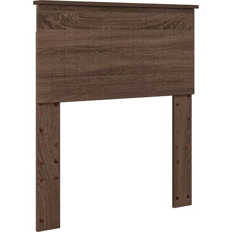 Tête de lit Chêne brun 75 cm Bois d'ingénierie (1/5)