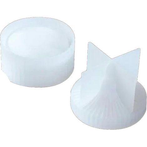 Silikonform für Kerzenbecher aus Gips, DIY-Form für Zement- und Betonvasen, handgefertigte Aufbewahrungsbox aus Epoxidharz, Ornamente, Heimdekoration (1/5)