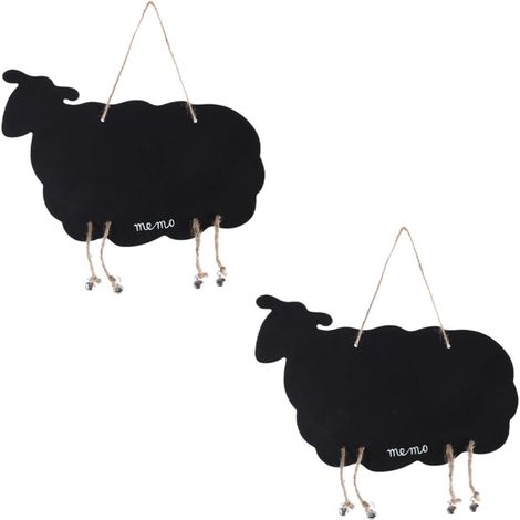 2 Stück Double Hängende Smaller Tafeln in Schaf Form (1/5)